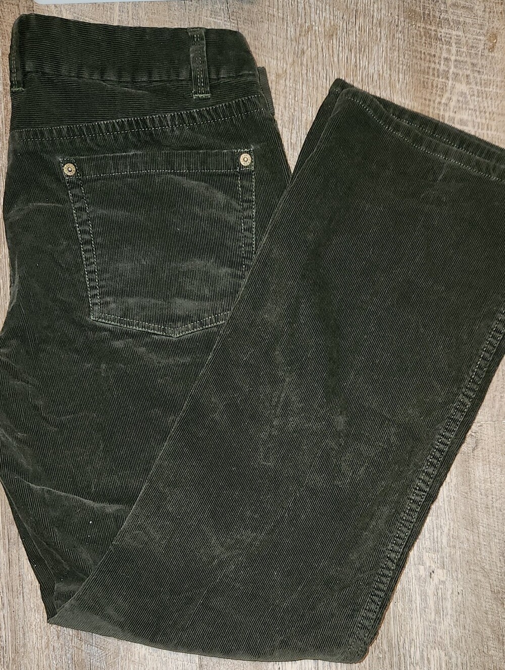 J. Crew Olive Green Corduroy Bootcut Pants